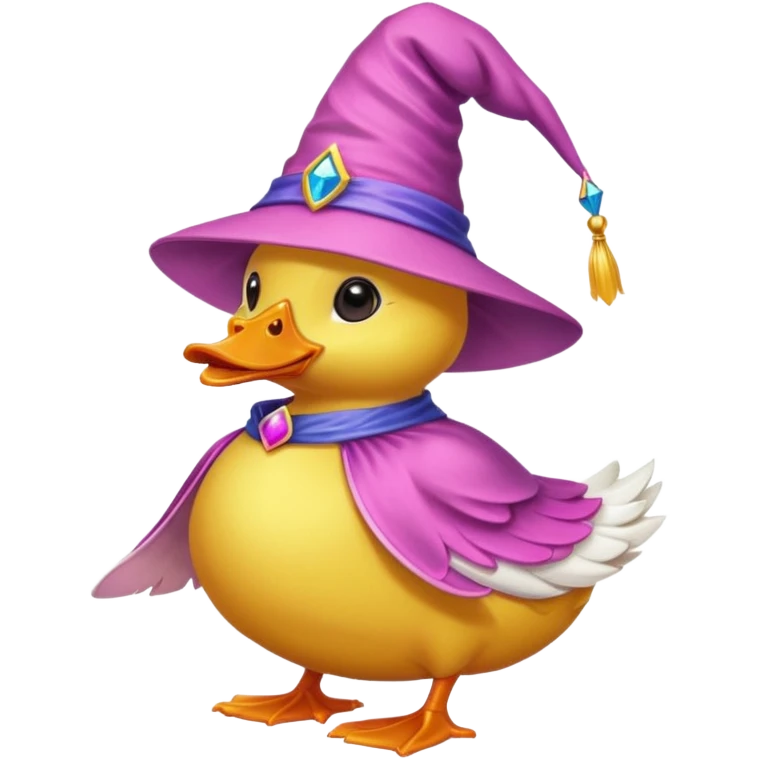 duck in pink wizard hat







 emoji