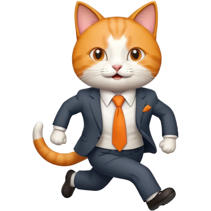 happy cat running for president emoji
