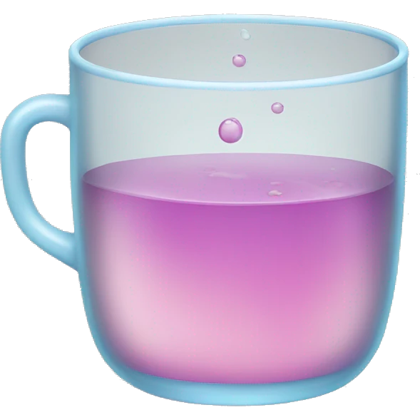 hot clear water in cup emoji