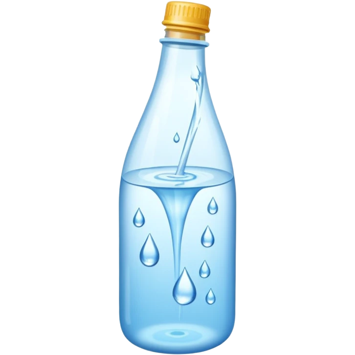 bottle spilling water emoji