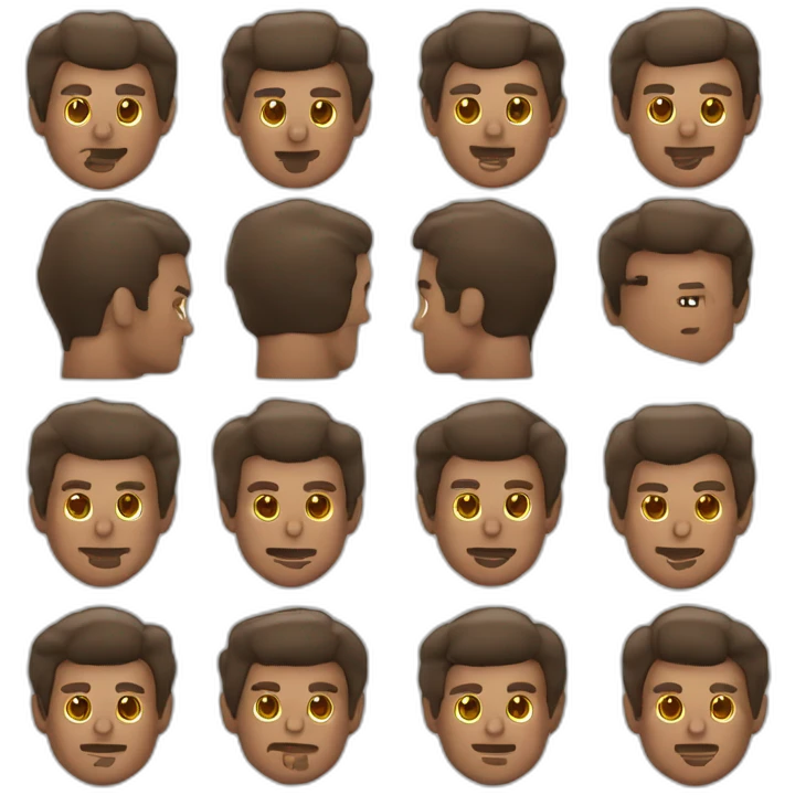 Hombre sin cabello con perilla jugando fútbol con venezuela vinotinto emoji