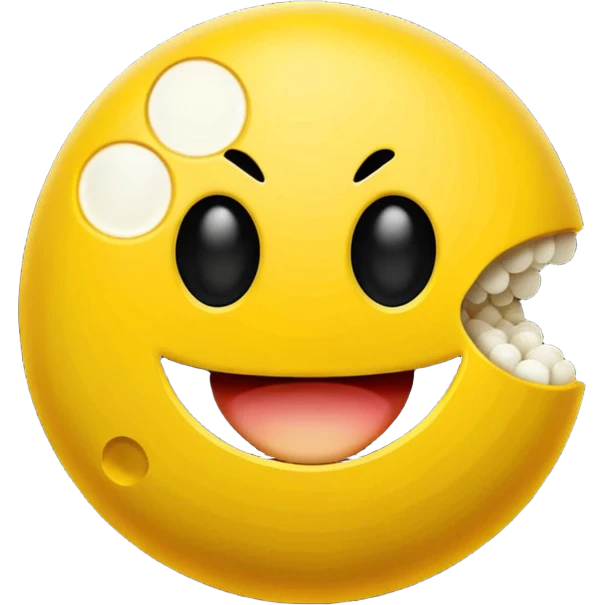 Pac man emoji