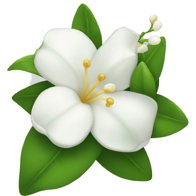 Jasmine flower  emoji