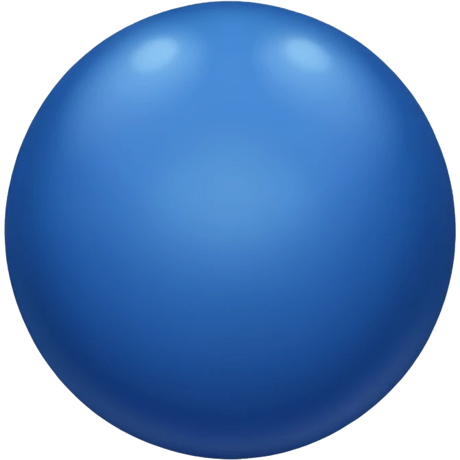 Point blue emoji