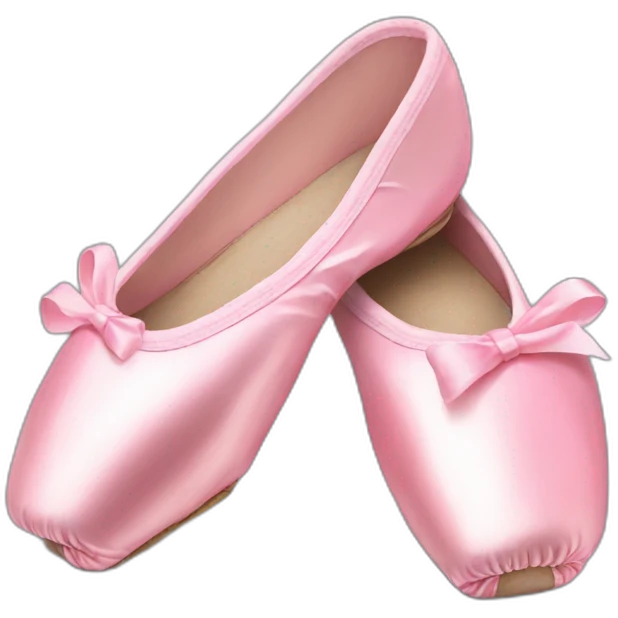  pink pointe shoes emoji