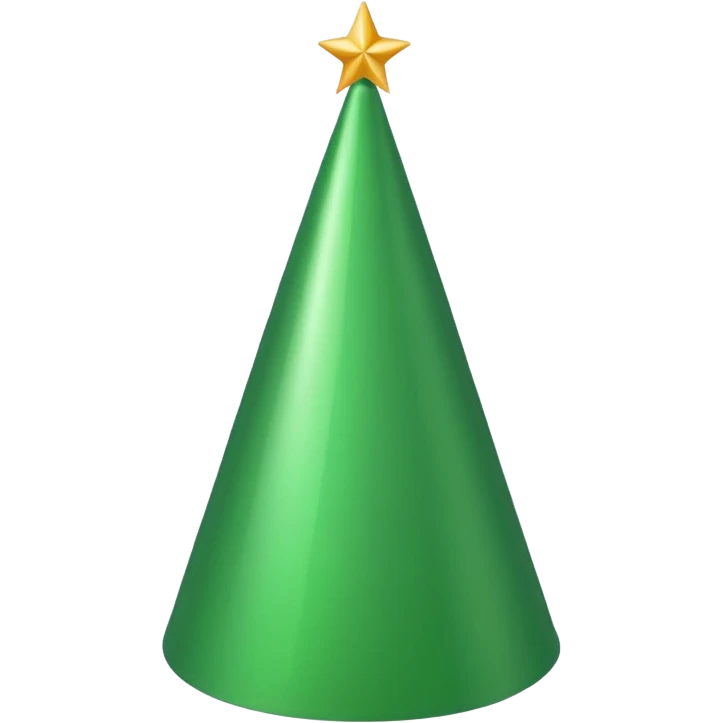 a green Birthday hat emoji