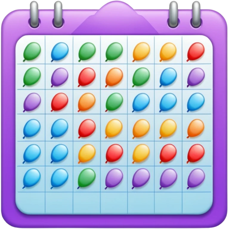 Birthday Calendar emoji