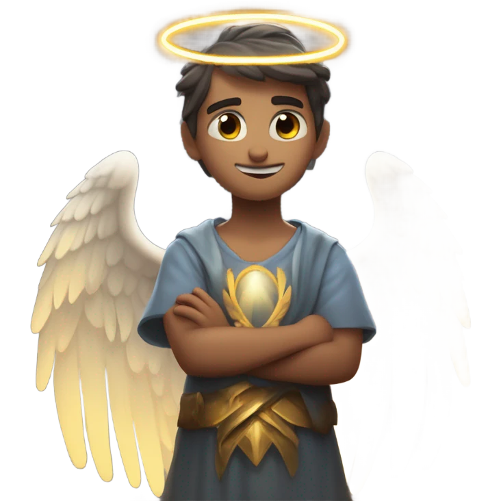 Ángel y demonio juntos emoji
