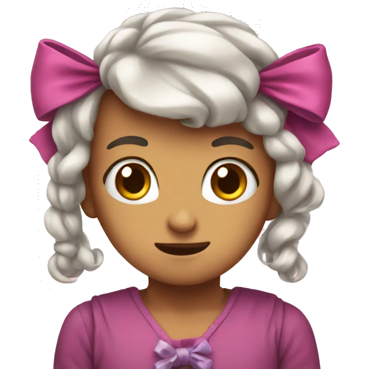 Cute bow emoji