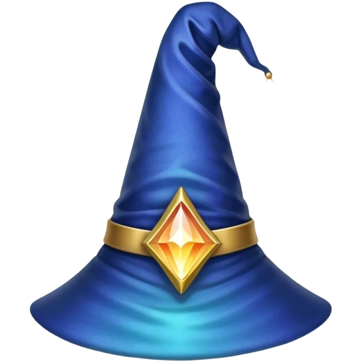 wizard hat with aura glowing emoji