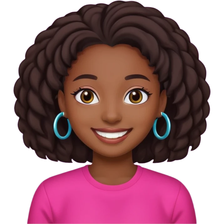 Black girl on tiktok emoji