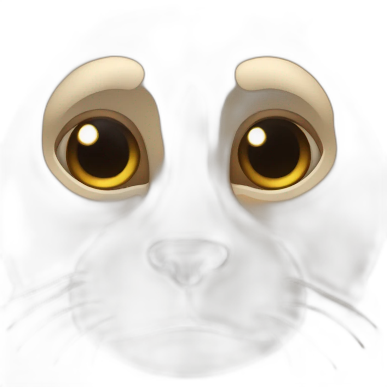 Chat sur un singe emoji