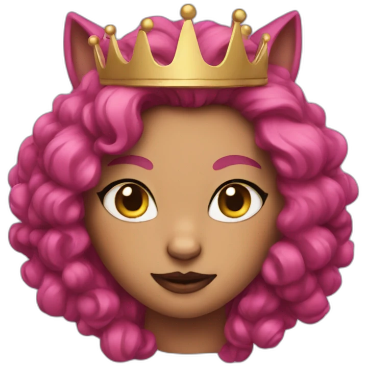 cat queen emoji