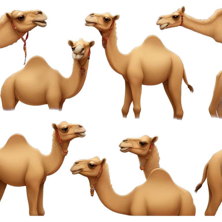 Three Camels emoji