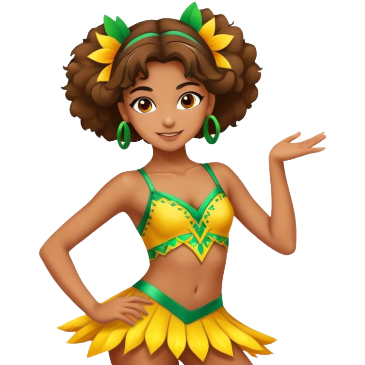 Brazilian Teen girl dance competition  emoji
