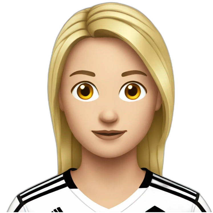 female german soccer player emoji