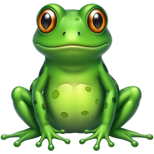 Spooky frog emoji