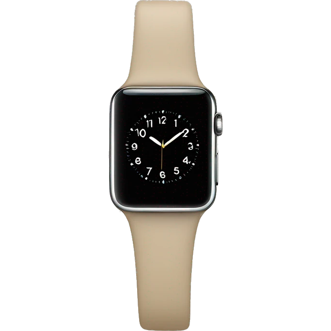 Iwatch beige band emoji