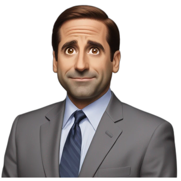 photo real Michael scott emoji