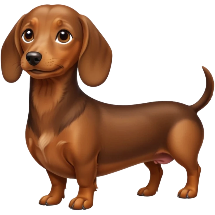 perro salchicha emoji