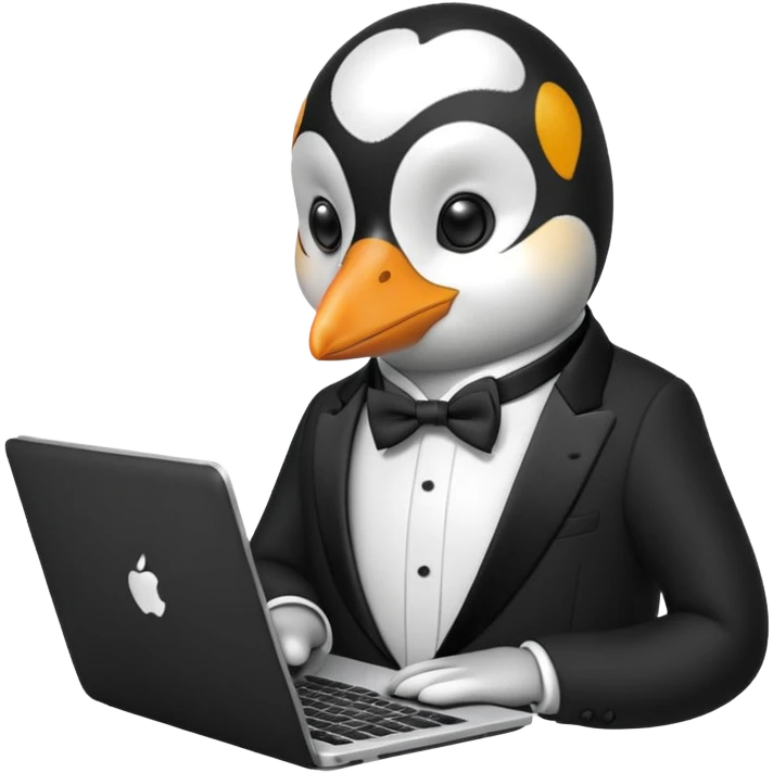 yeah thats nice now convert it into pengeuin with his laptop
 emoji