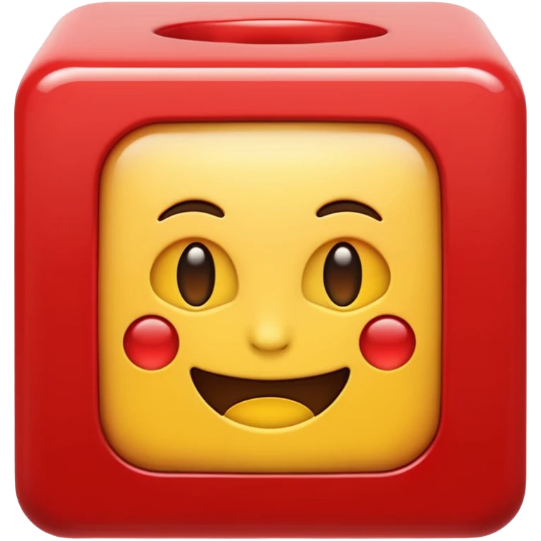 U boxed emoji in red emoji