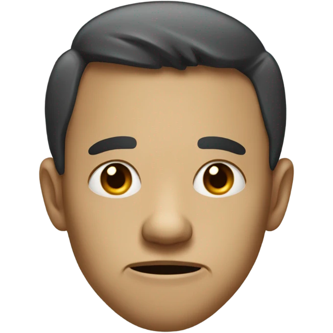 Ugly face emoji