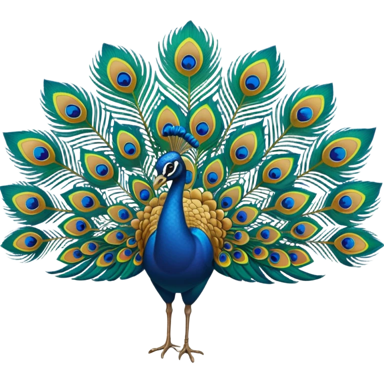 Peacock feathers emoji