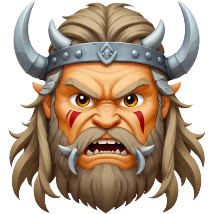 viking berserkir face emoji