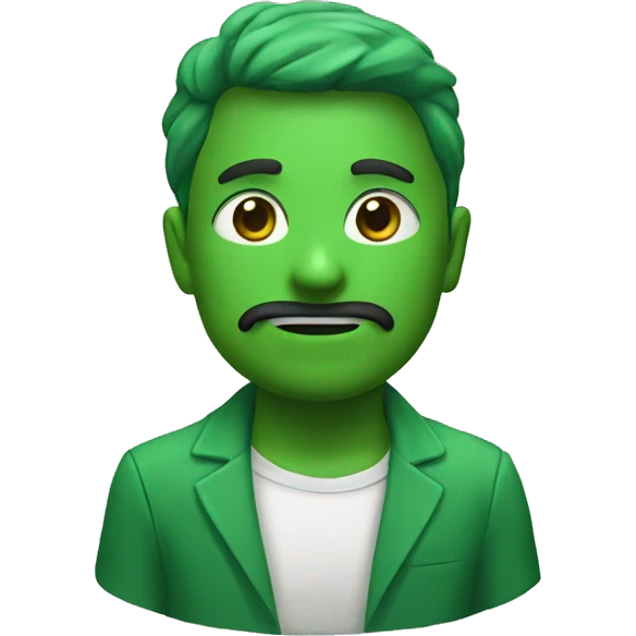 Amongus sus Green  emoji