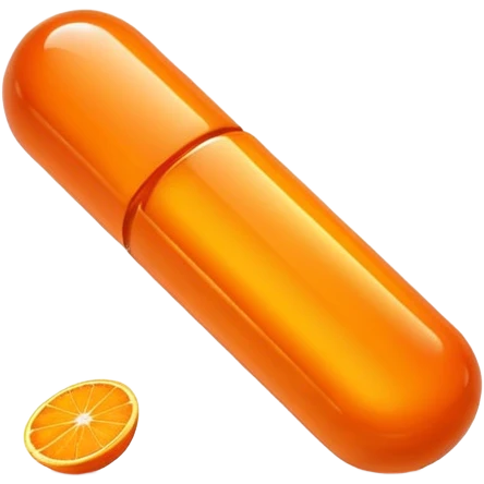 Vitamin D sun pill emoji