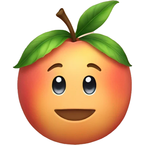 Peach with bow  emoji