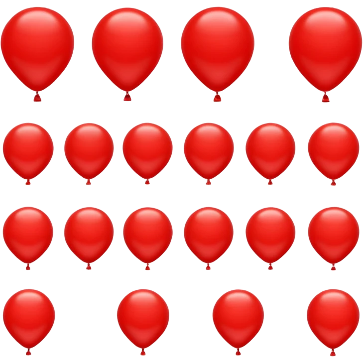 red balloon emoji