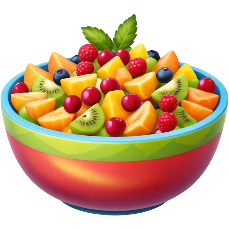 A bolw fully of all types os fruits, like a macedonia emoji