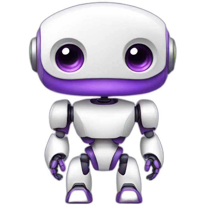 cute-baby-white-purple-robot emoji