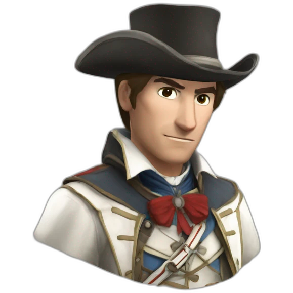 Connor's avatar in Assassin's Creed 3 emoji