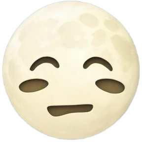 White moon and stars emoji