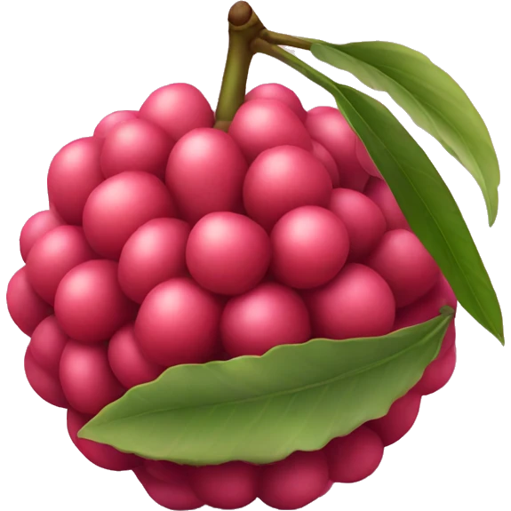 Lychee emoji