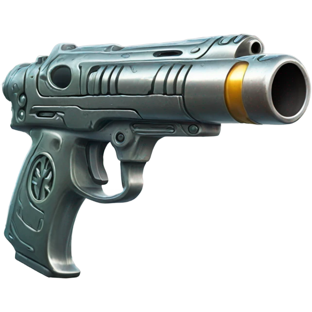 Alien gun dripping gasoline  emoji