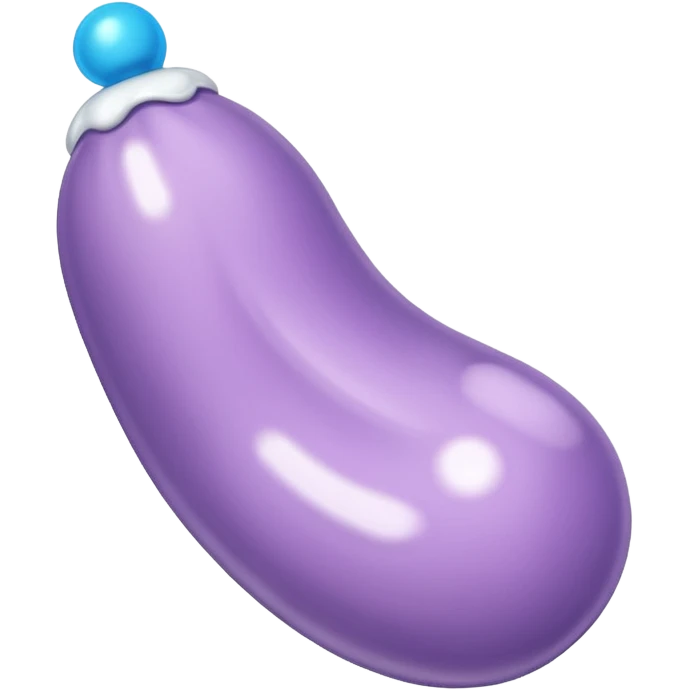 a penis with balls and cum emoji