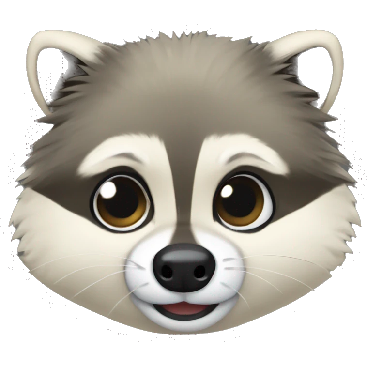 Raccoon dog hyrid emoji