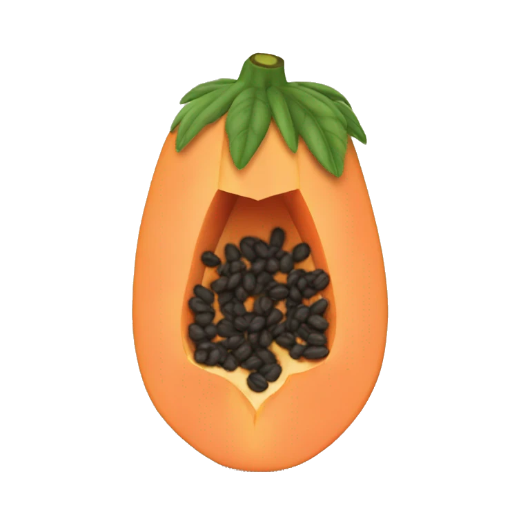 Papaya emoji