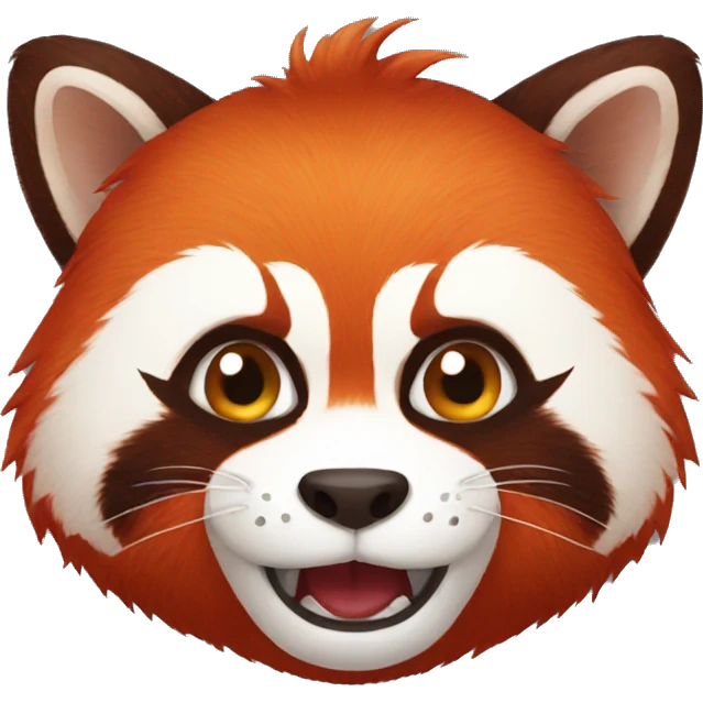 red panda angry emoji