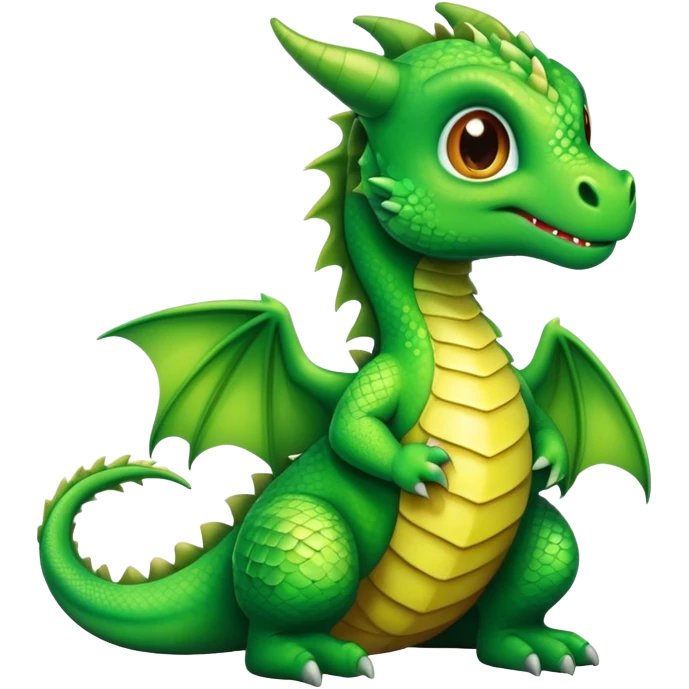 Head Baby dragon emoji