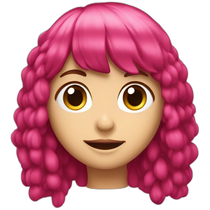 Cerise frange emoji
