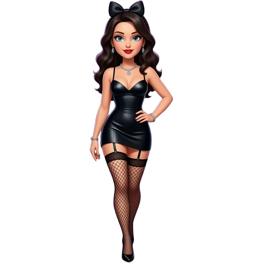 Stripper girl walking emoji