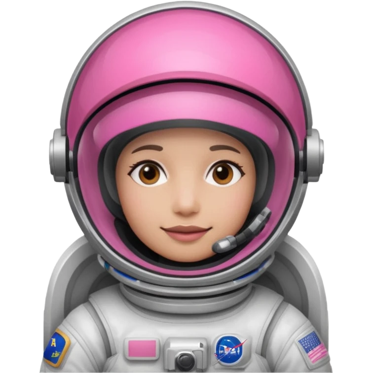 Astronaut with Pink Visors emoji