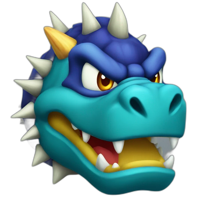 Dark Bowser (bleu) emoji
