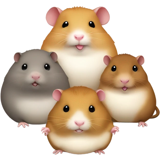 fat rat plus fat hamster plus fat capybara emoji