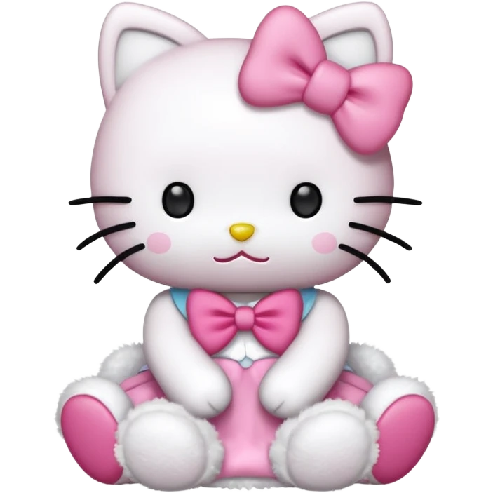 Hello kitty stady emoji | AI Emoji Generator